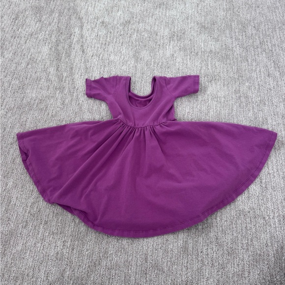 Purple 4T twirl dress Alice + Ames - Picture 2 of 3